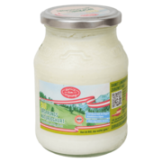 BIO-Ursprungs-Naturjoghurt im Mehrwegglas