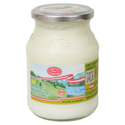 BIO-Ursprungs-Naturjoghurt im Mehrwegglas
