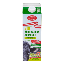 Original Kitzbüheler Bio-Heumilch länger frisch