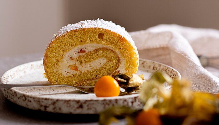 Physalis-Roulade