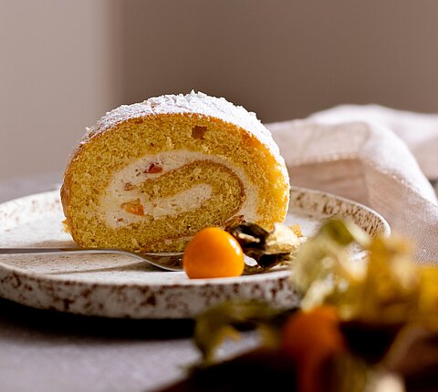 Physalis-Roulade