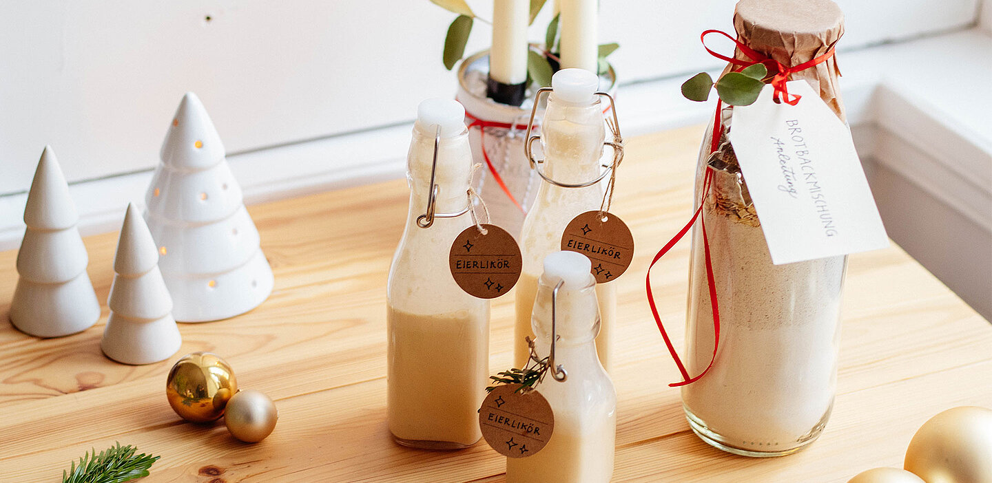 Zurück zum Ursprung selbstgemachte Geschenke im Glas selbstgemachte Weihnachtsgeschenke im Glas