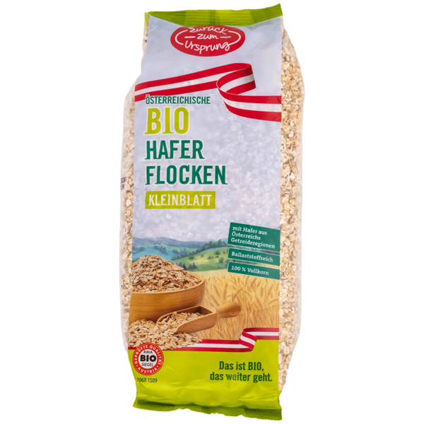 Bio-Haferflocken kleinblättrig