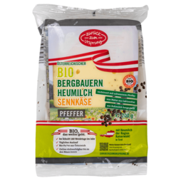 Bio-Heumilch Sennkäse Pfeffer 200g