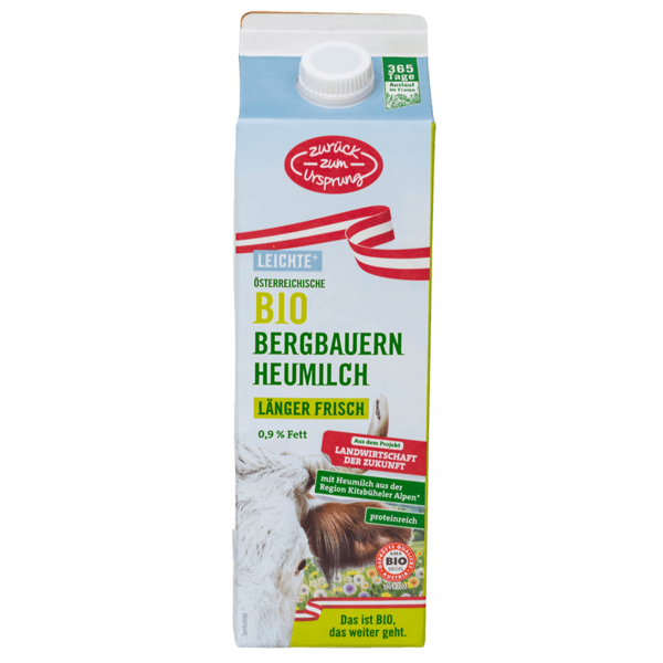 Leichte Kitzbüheler BIO-Heumilch länger frisch