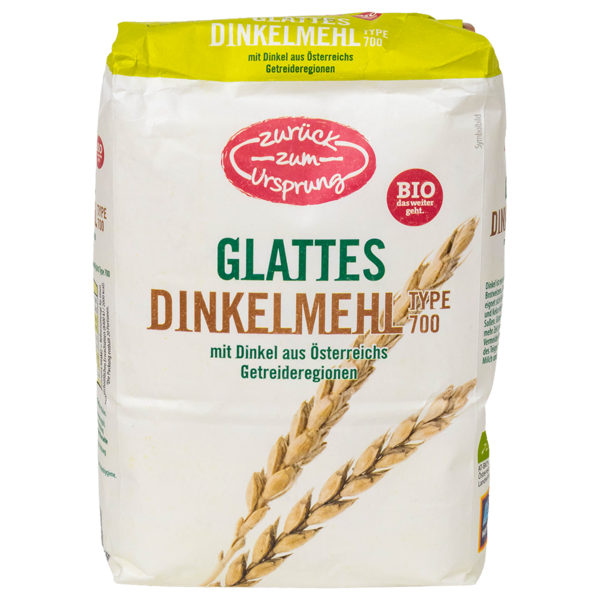 Bio-Dinkelmehl glatt