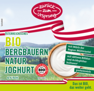 BIO-Bergbauern Naturjoghurt im Kübel