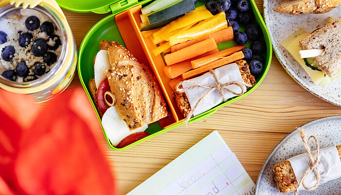 Kleine Pausenhelden: BIO-Snacks mit Extra-Energie